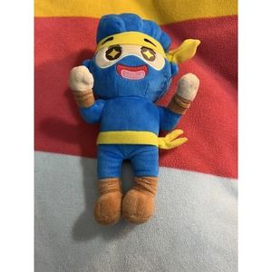 Ninja Wicked Cool Toys Blue Plush Character Toy Anime 9 1/2" Super Soft WCT